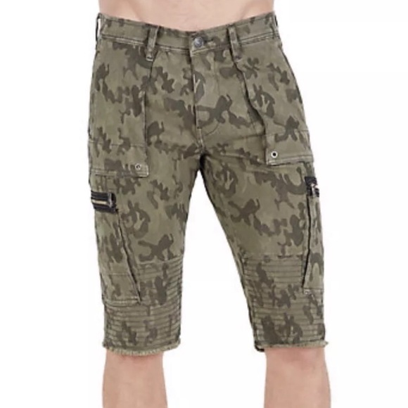 true religion moto shorts